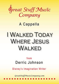 I Walked Today Where Jesus Walked SATB choral sheet music cover Thumbnail